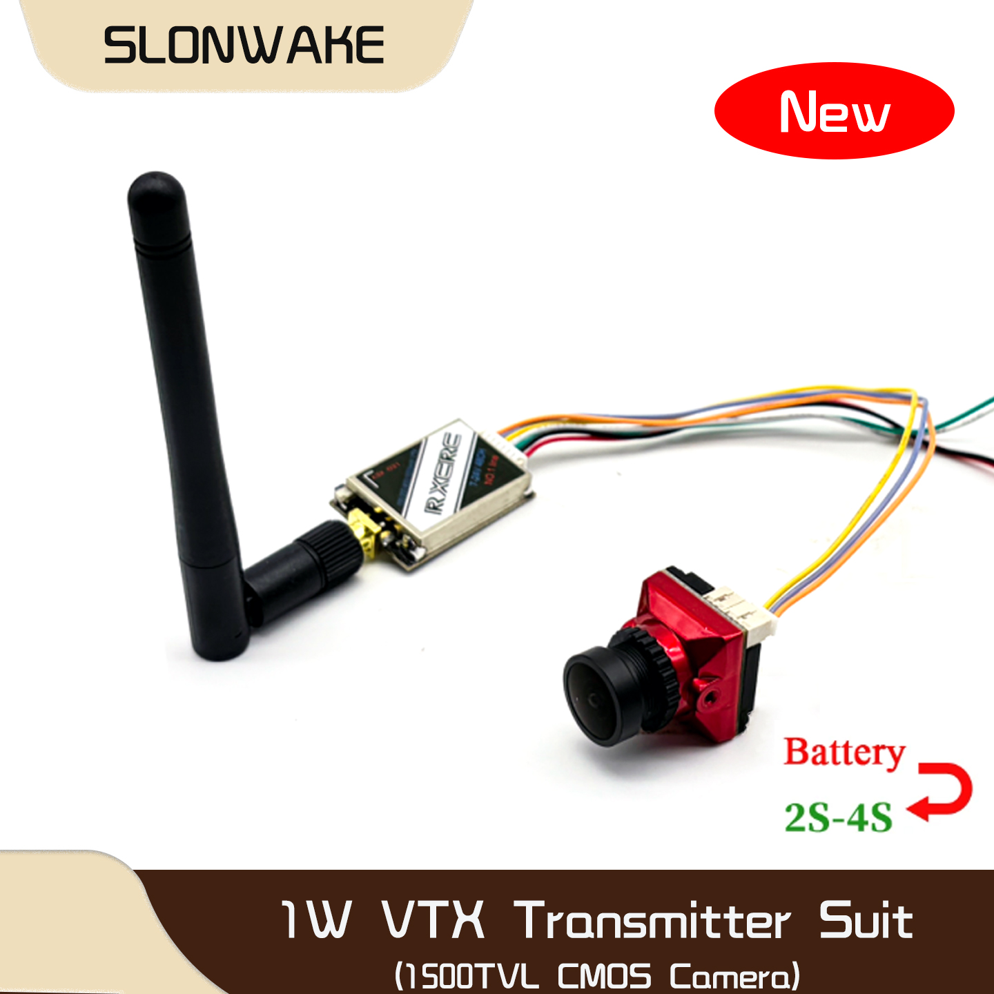 Drone Rc Receiver And Transmitter - جهاز إرسال فيديو SLONWAKE 5.8G 48CH