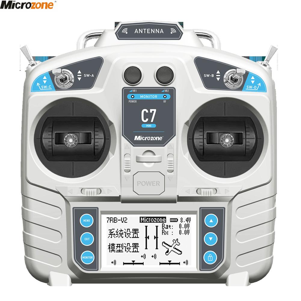 Drone Rc Receiver And Transmitter - وحدة تحكم MicroZone MC7 C7 جهاز