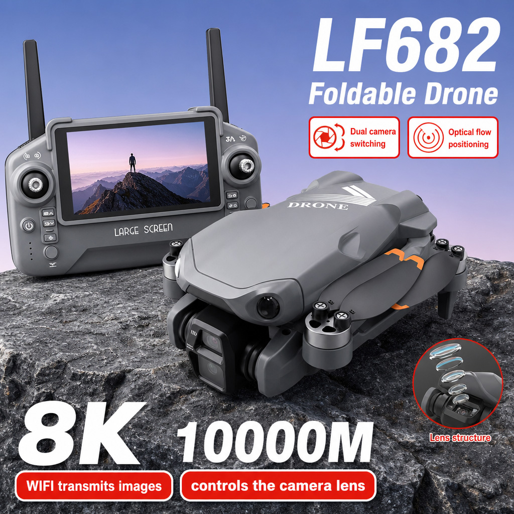 Drone Rc Gps - طائرة بدون طيار LF682 للتصوير الجوي