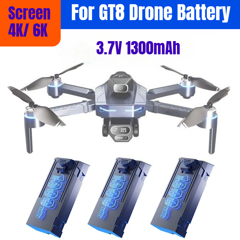 Drone Gt8 Rc - 3.7 فولت 1300 مللي أمبير ل