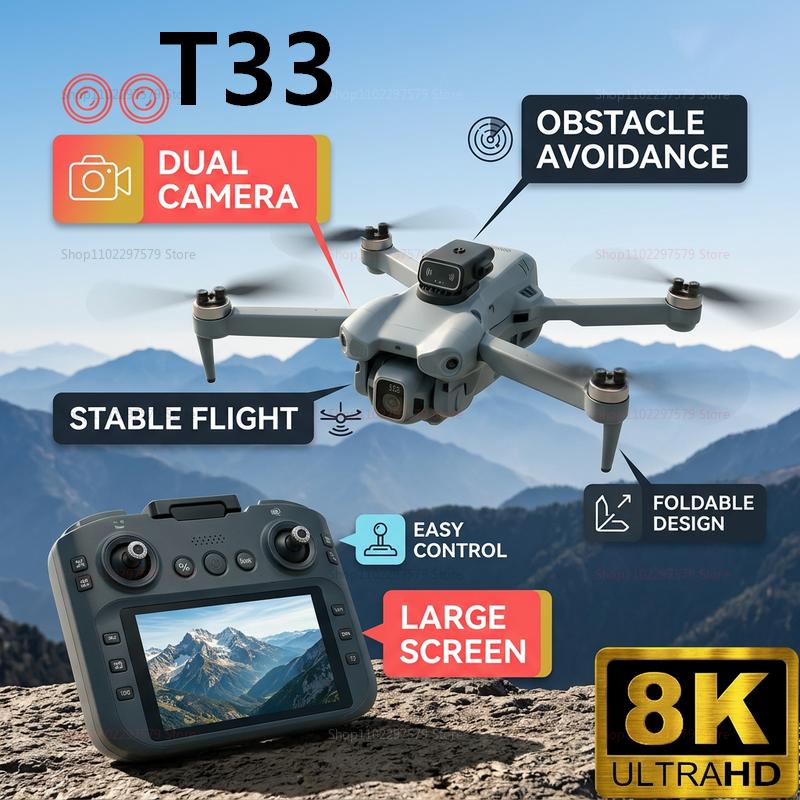 Drone Rc Gps - طائرة درون T33 جديدة لعام 2026