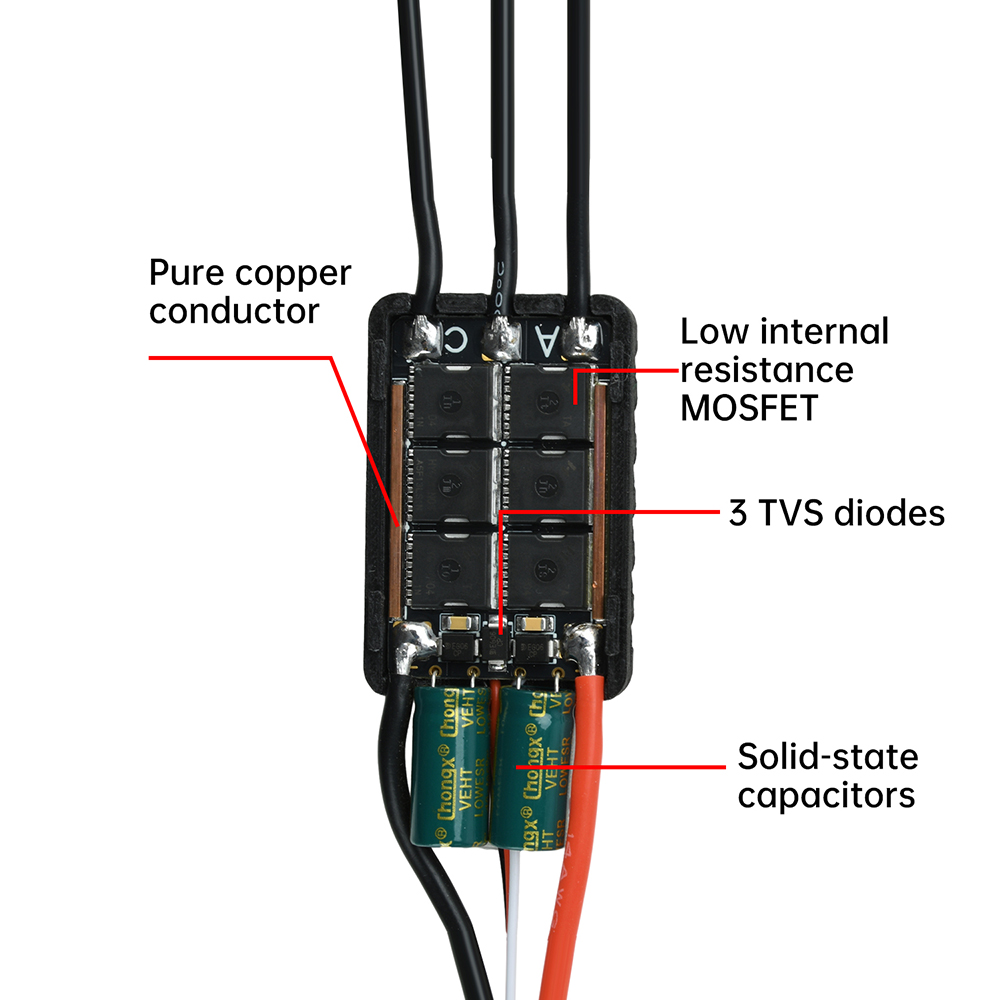 Drone Motor Rc Car - 3-8S AM32 ESC 120A فرش ESC