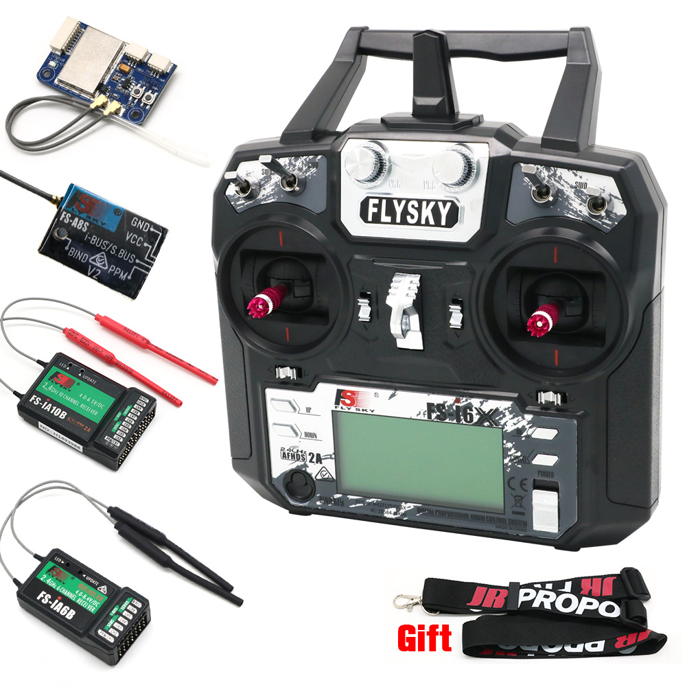 Drone Rc Receiver And Transmitter - FLYSKY FS-i6X FS i6X 10CH 2.4