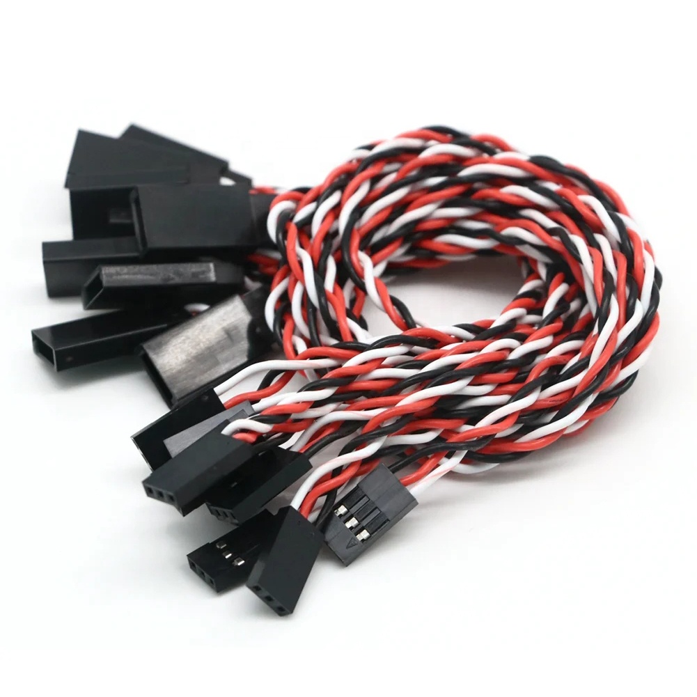 50 قطعة JR Futaba 22AWG 45 سنت - مراجعة Drone Rc Cable وسعره