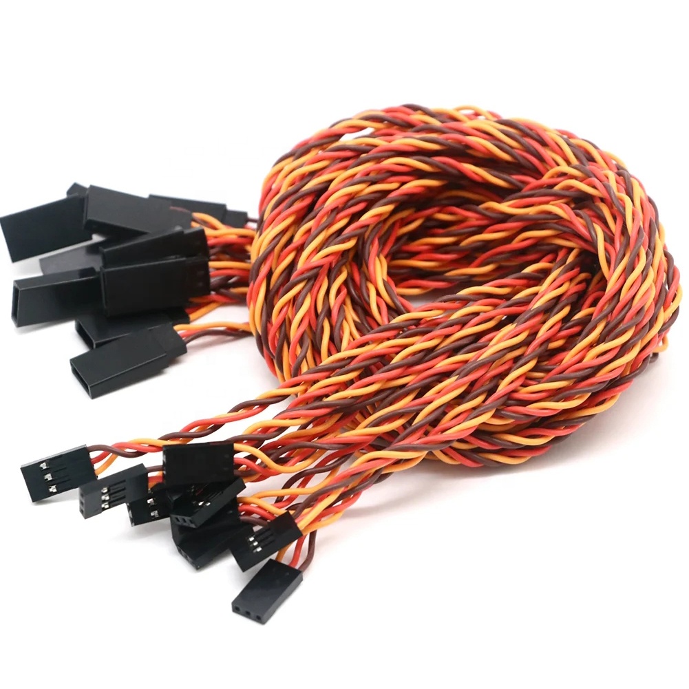 50 قطعة JR Futaba 22AWG 45 سنت - مراجعة Drone Rc Cable وسعره