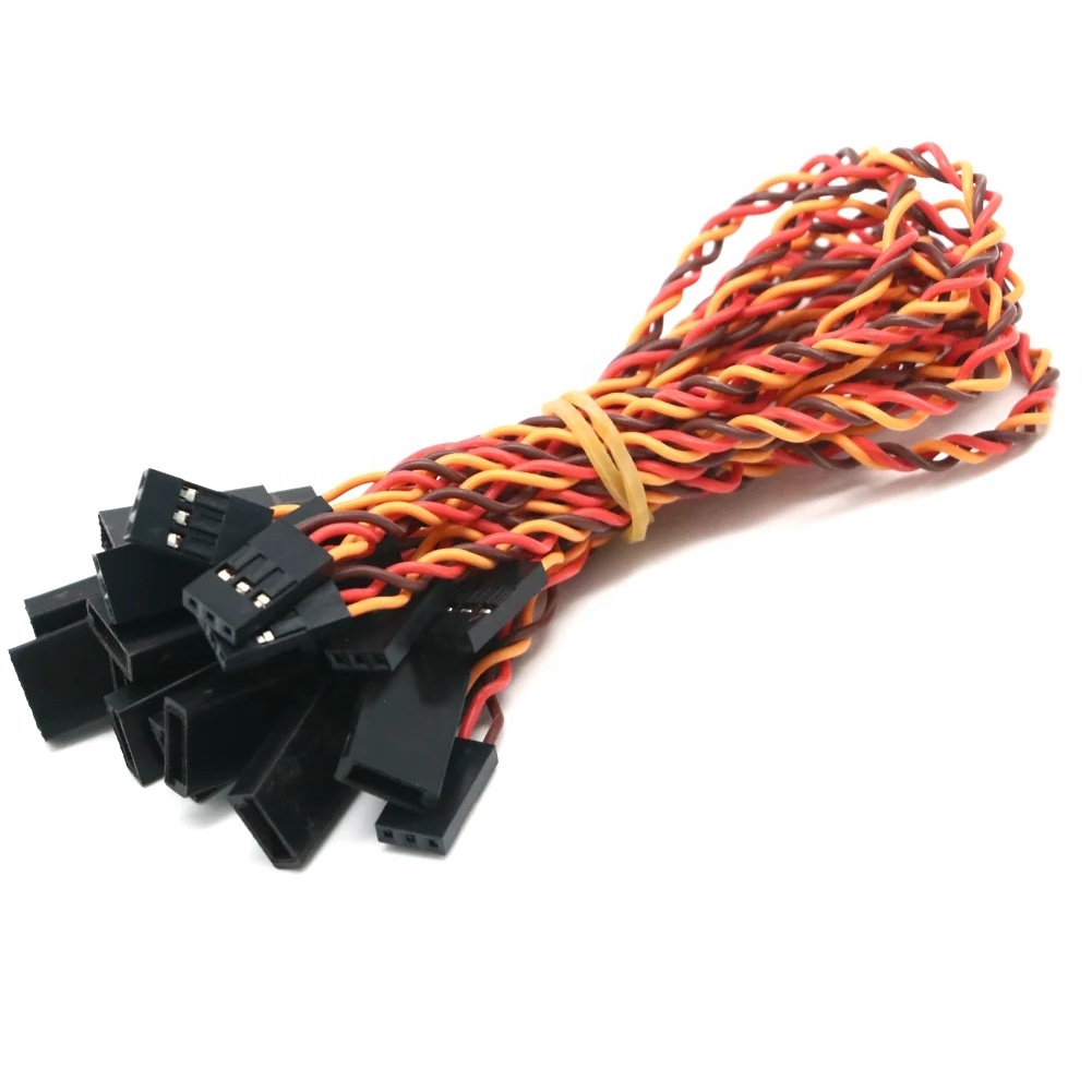 50 قطعة JR Futaba 22AWG 45 سنت - مراجعة Drone Rc Cable وسعره