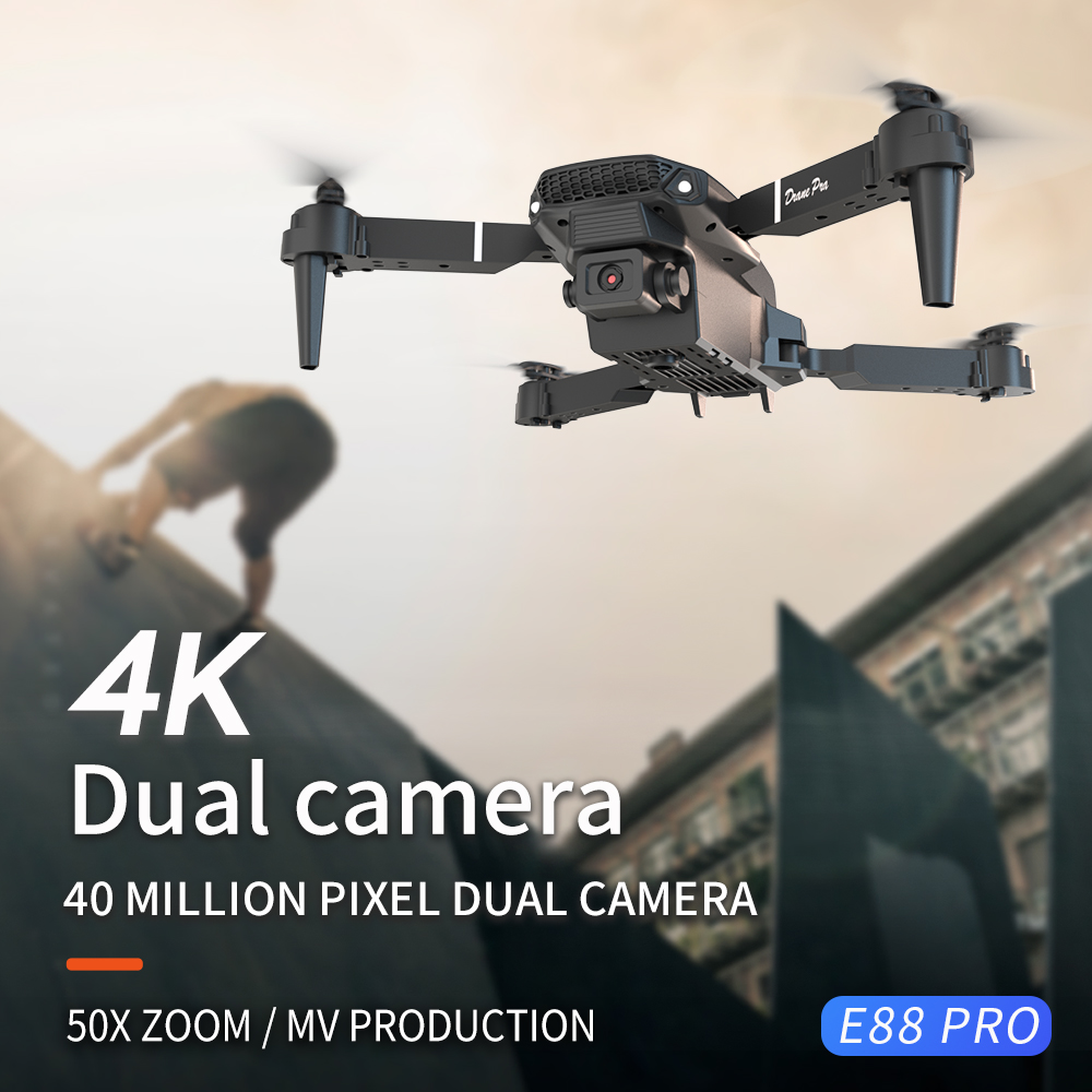 طائرة بدون طيار E88 احترافية ج - مراجعة Drone E88 Rc Quadcopter وسعره