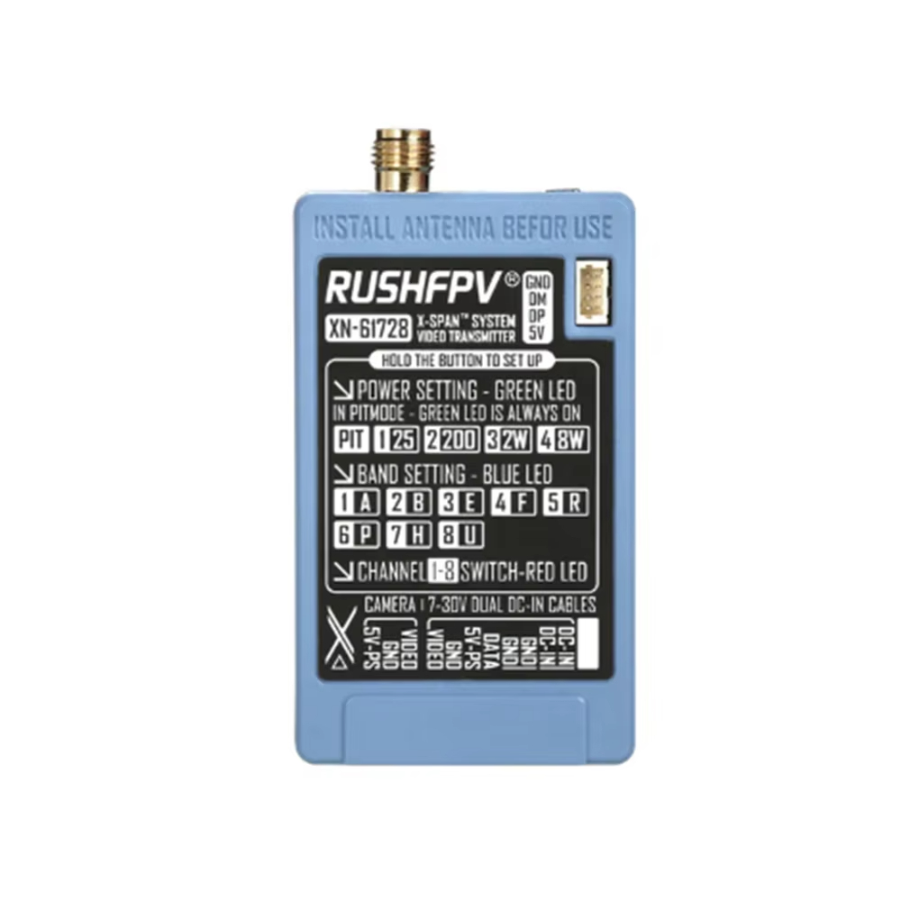 وحدة إرسال الفيديو RUSHFPV 6.1 - مراجعة Drone Rc Receiver And Transmitter وسعره