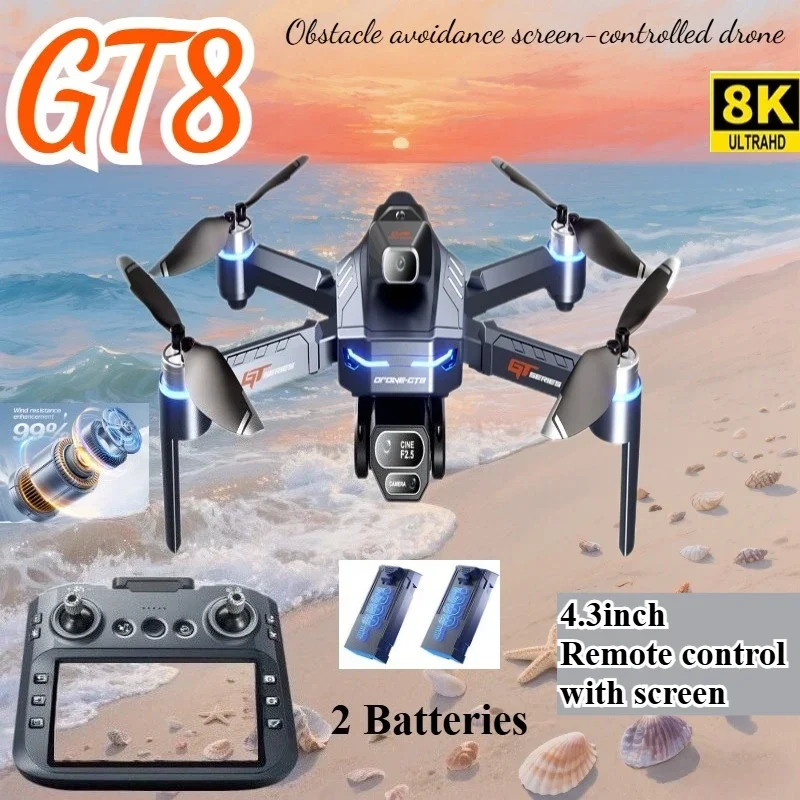 الطائرة بدون طيار 4K HD GT8 كا - مراجعة Drone Gt8 Rc وسعره