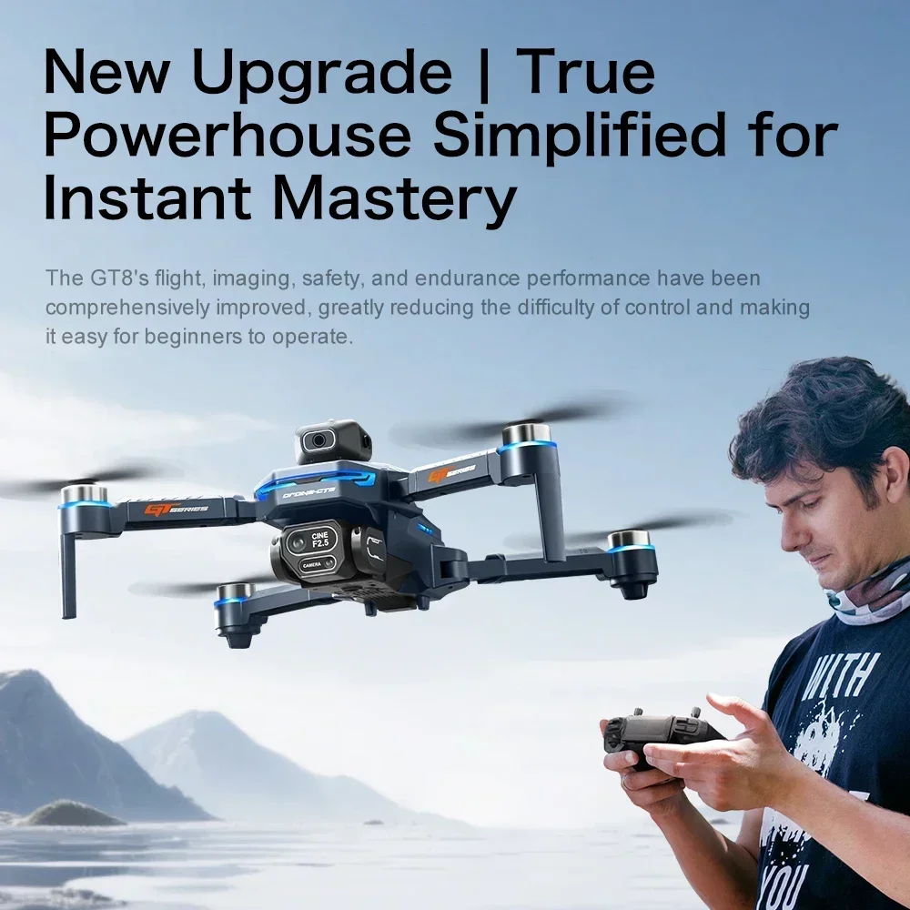 الطائرة بدون طيار 4K HD GT8 كا - مراجعة Drone Gt8 Rc وسعره