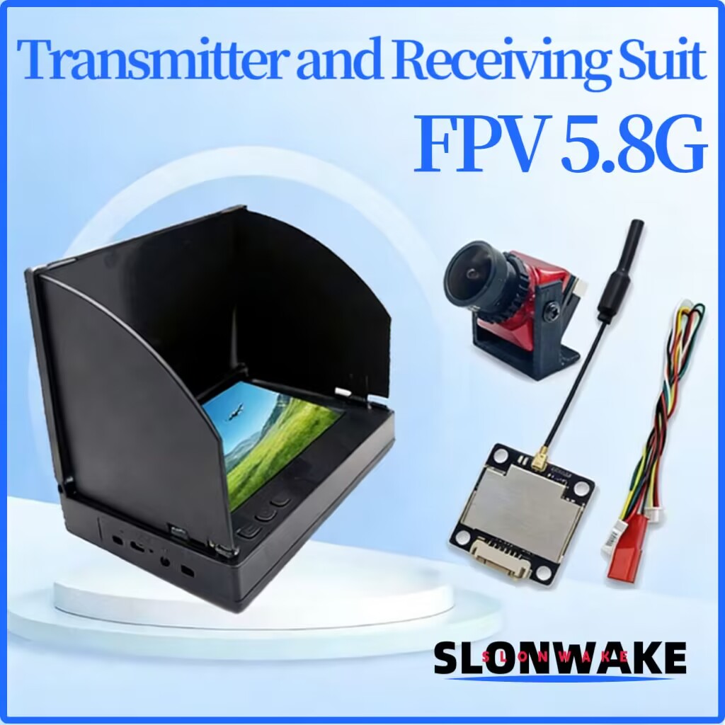 طقم SLONWAKE FPV مع جهاز إرسال - مراجعة Drone Rc Receiver And Transmitter وسعره