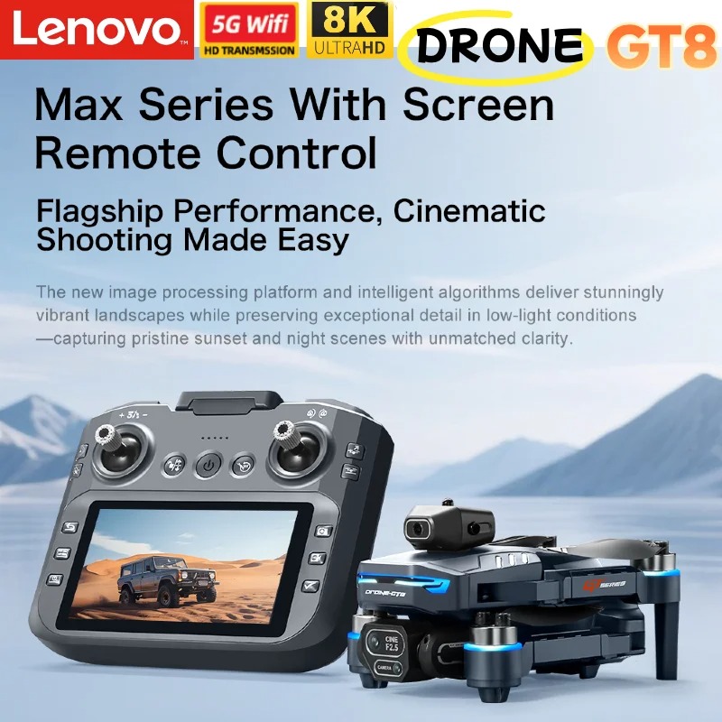 طائرة بدون طيار لينوفو بكاميرا - مراجعة Drone Gt8 Rc وسعره