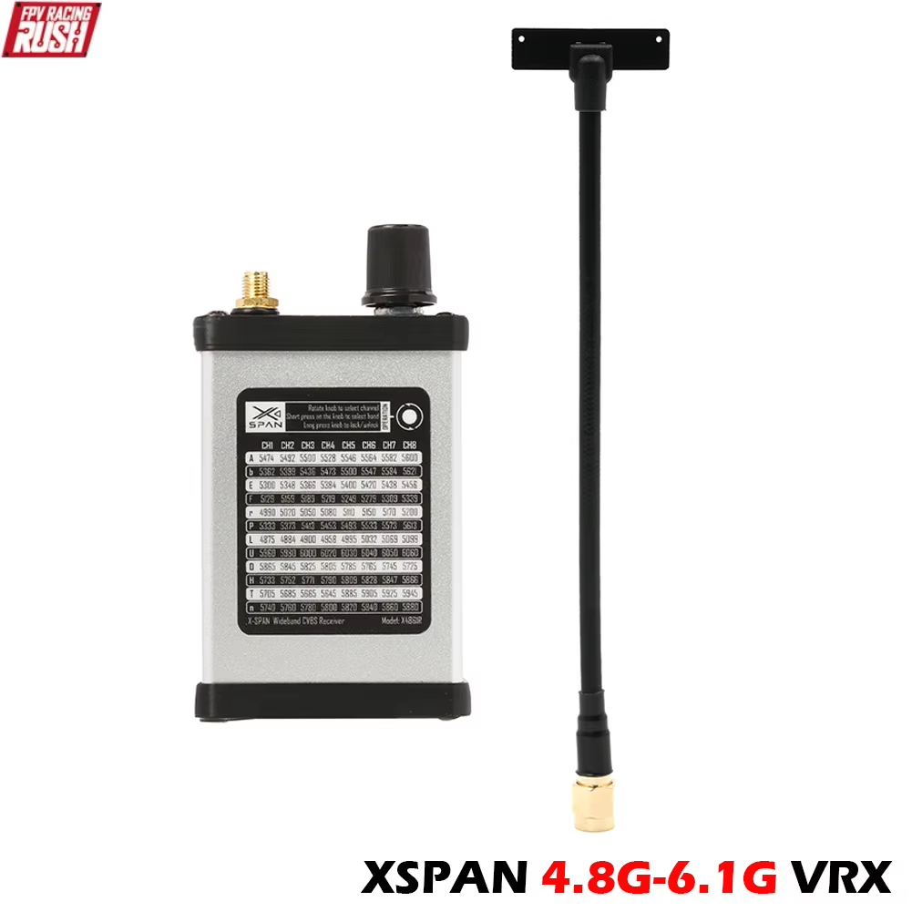 وحدة استقبال RushFpv XSPAN VRX - مراجعة Drone Rc1 وسعره