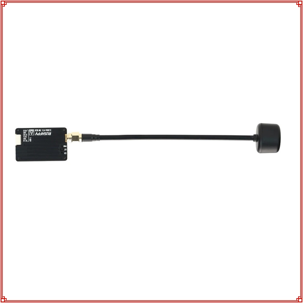 جهاز إرسال RUSHFPV 3.3G 2W VTX - مراجعة Drone Rc Receiver And Transmitter وسعره