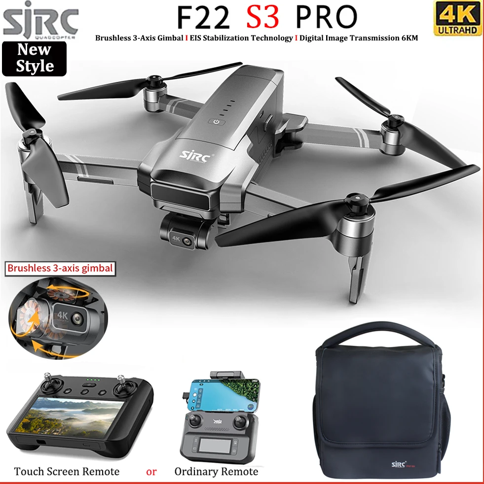 طائرة بدون طيار SJRC F22 S3 PR - مراجعة Drone F22 Rc وسعره