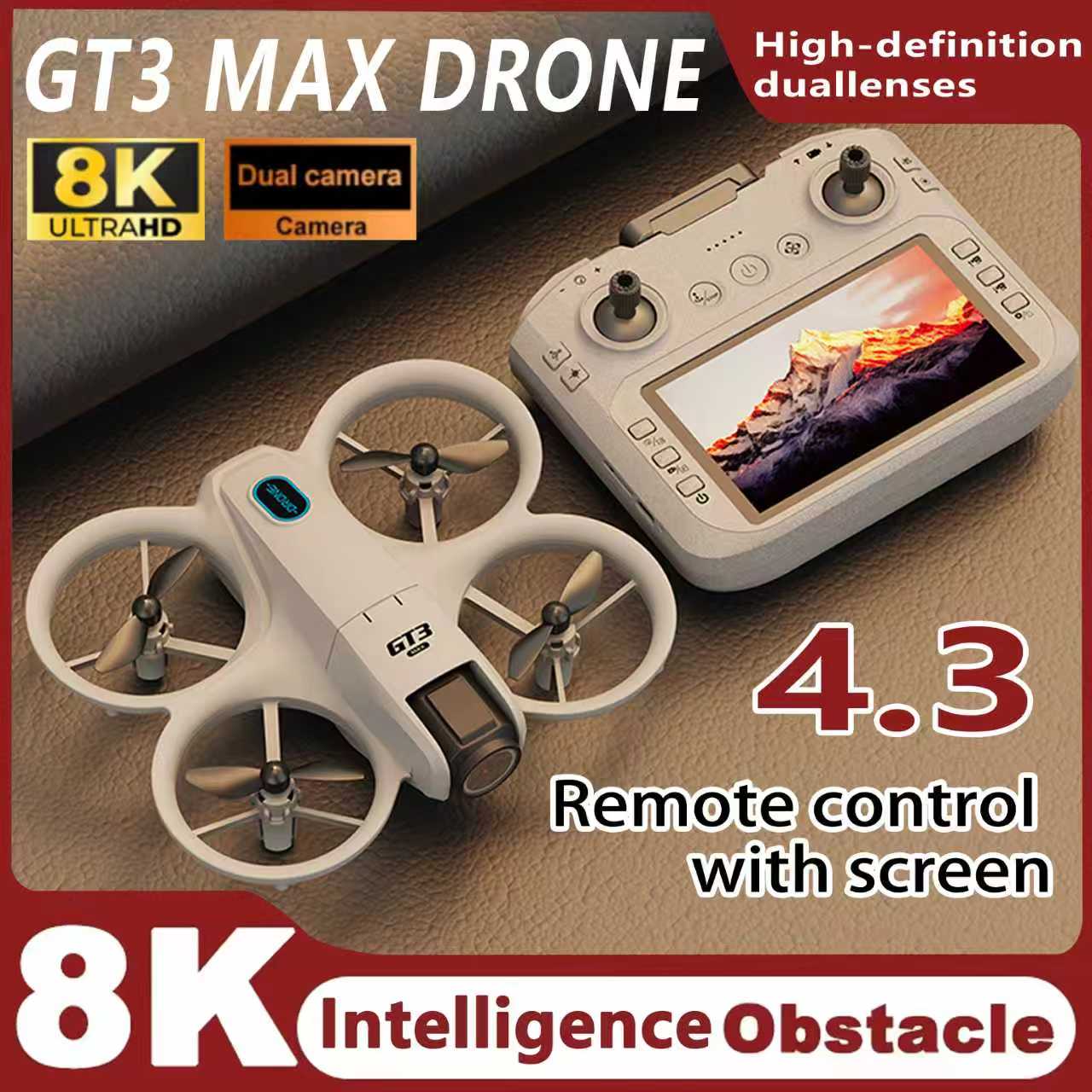 8K 5G 2.4G GPS المهنية HD التص - مراجعة Drone Gt3 Rc وسعره