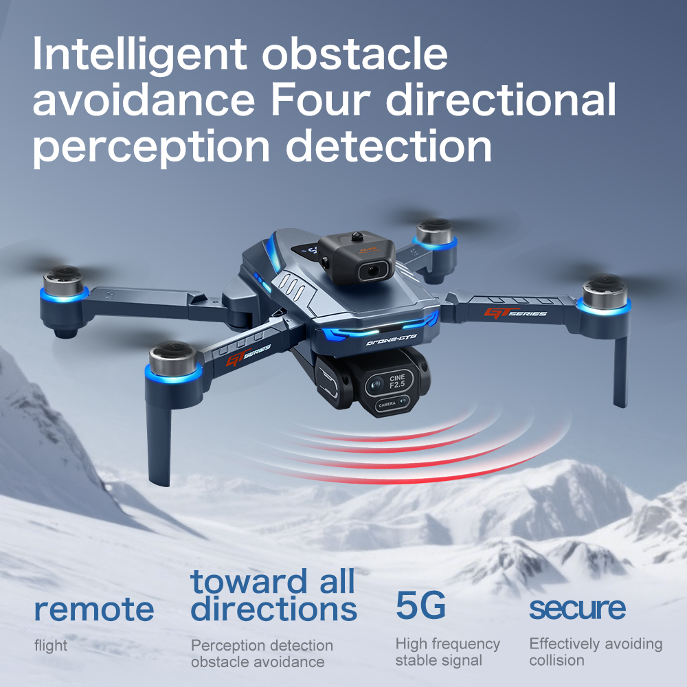KBDFA GT8 الطائرة بدون طيار 6K - مراجعة Drone Gt8 Rc وسعره