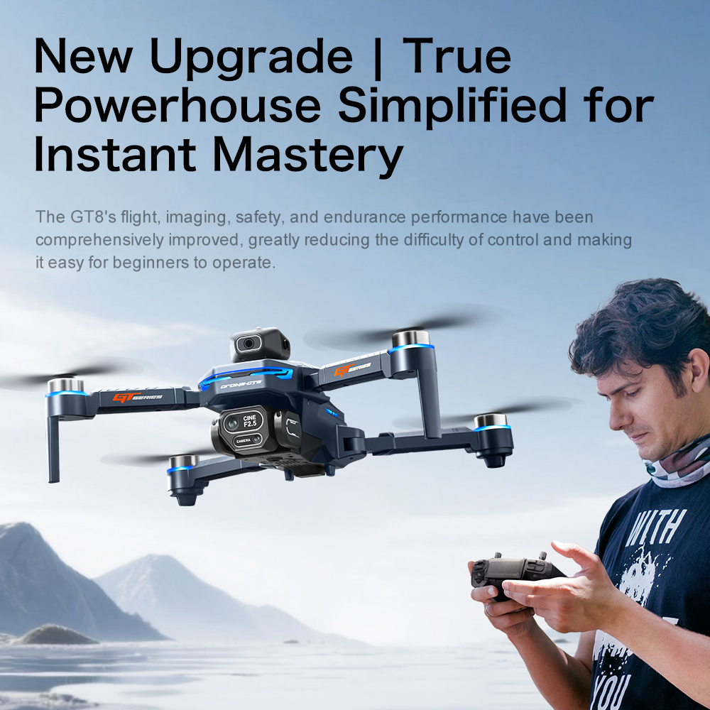 طائرة لينوفو GT8 بدون طيار احت - مراجعة Drone Gt8 Rc وسعره