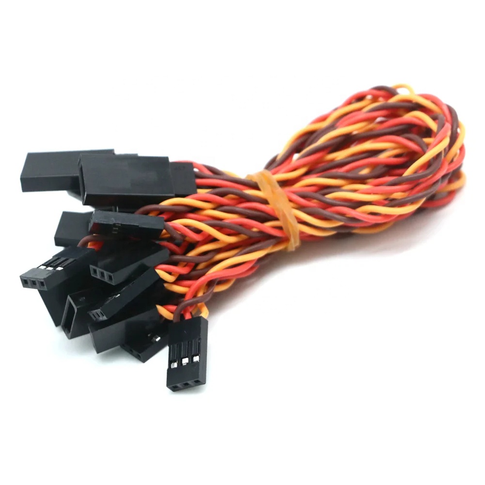 50 قطعة ذكر أنثى Futaba JR 22A - مراجعة Drone Rc Cable وسعره