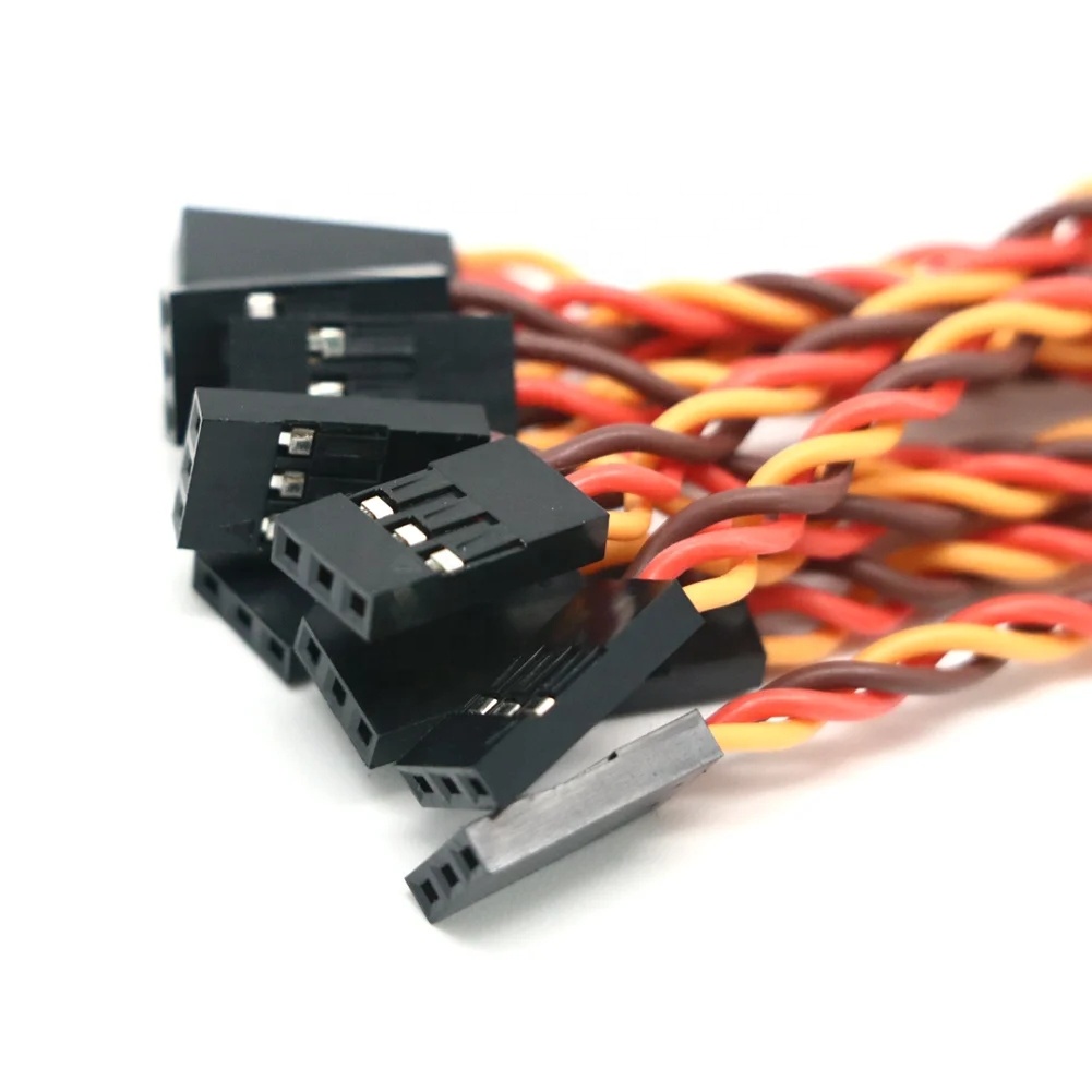 50 قطعة ذكر أنثى Futaba JR 22A - مراجعة Drone Rc Cable وسعره