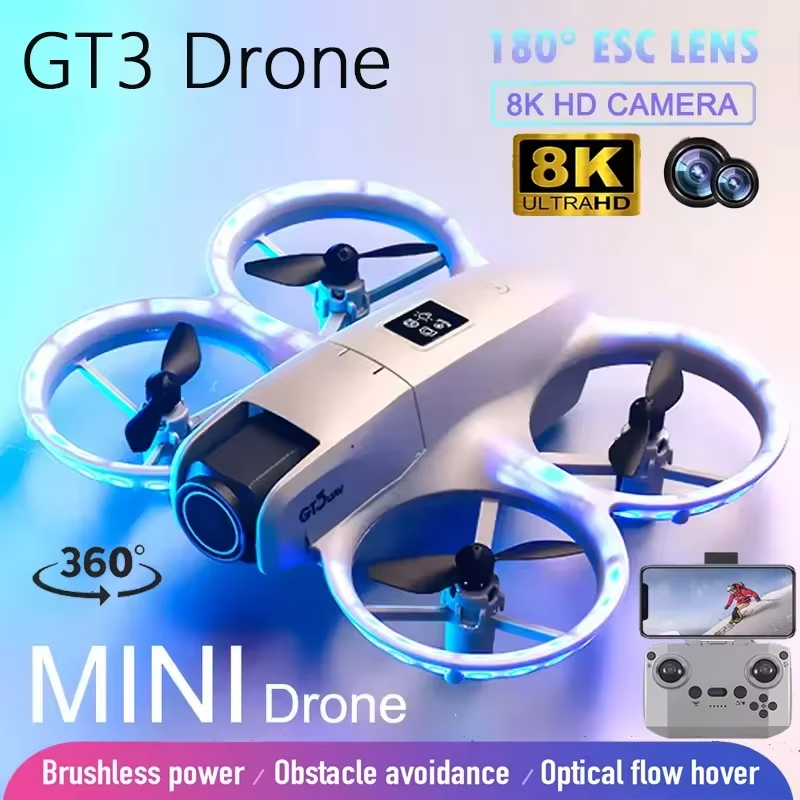 جديد GT3 طائرة بدون طيار صغيرة - مراجعة Drone Gt3 Rc وسعره