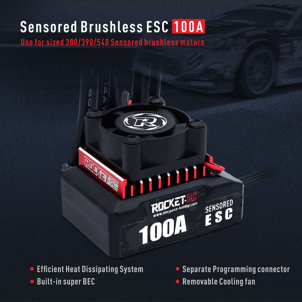 صاروخ RC مستشعر بدون فرش ESC 1 - مراجعة Drone Motor Rc Car وسعره