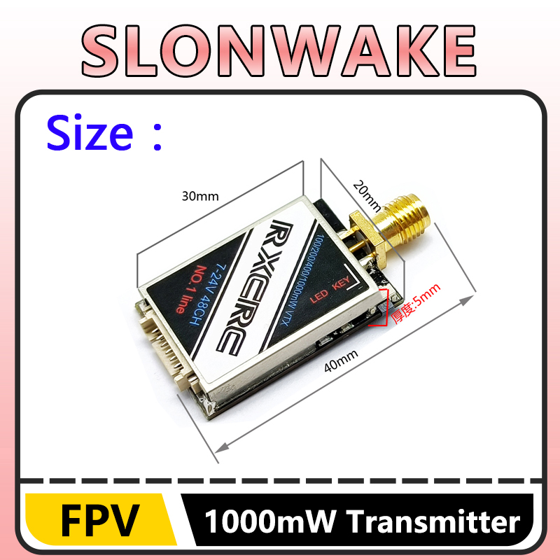جهاز إرسال فيديو SLONWAKE 5.8G - مراجعة Drone Rc Receiver And Transmitter وسعره