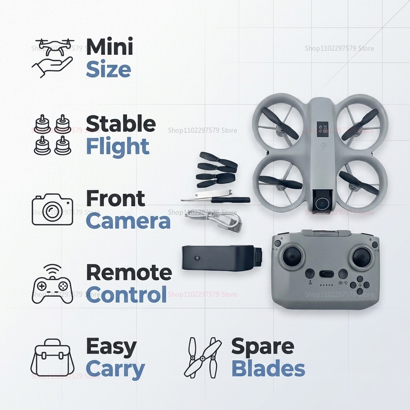 طائرة بدون طيار صغيرة مع كامير - مراجعة Drone Z وسعره