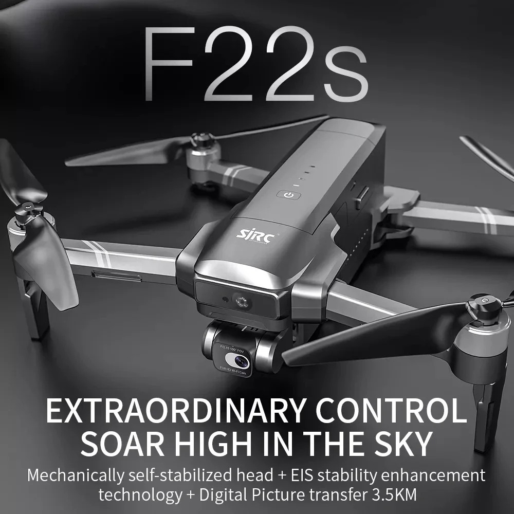 متوفر الآن طائرة بدون طيار SJR - مراجعة Drone F22 Rc وسعره