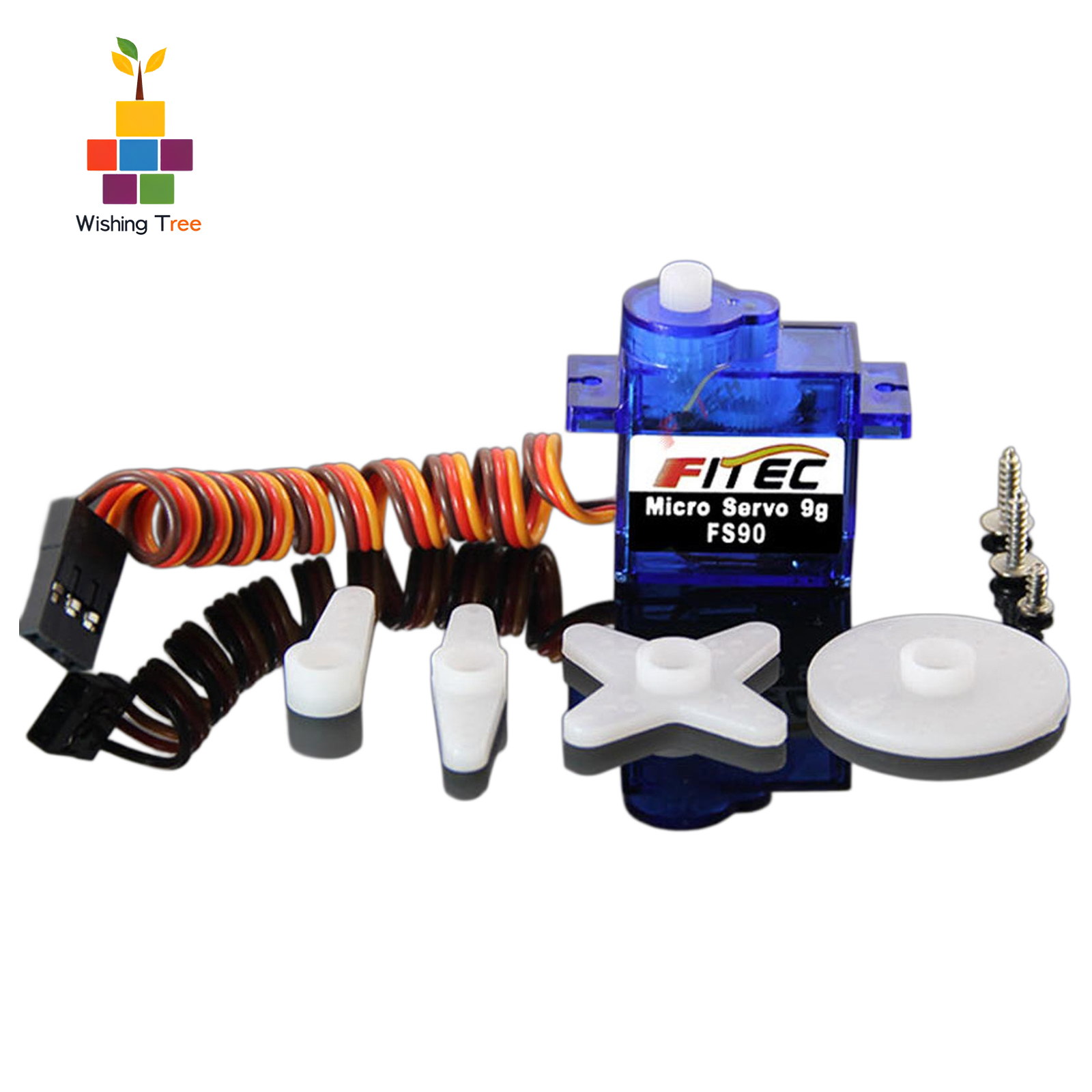 محرك سيرفو تناظري صغير FS90 9  - مراجعة Drone Motor Rc Car وسعره