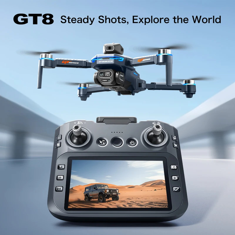 طائرة درون GT8 الجديدة 2026 بك - مراجعة Drone Gt8 Rc وسعره