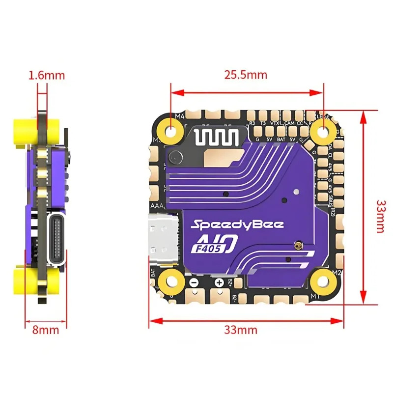 وحدة تحكم طيران SpeedyBee F405 - مراجعة Drone With Rc 2 وسعره