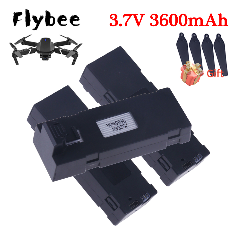 3.7 فولت 3600 مللي أمبير ترقية - مراجعة Drone E88 Rc Quadcopter وسعره