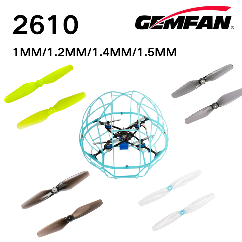 2610 الدعائم Gemfan 2.6 بوصة 2 - مراجعة Drone With Rc 2 وسعره