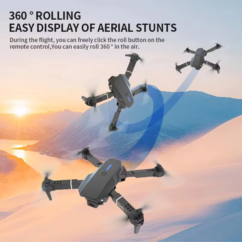 طائرة بدون طيار E88 الجديدة لع - مراجعة Drone E88 Rc Quadcopter وسعره