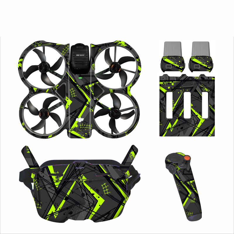 ملصقات واقية ملونة لطائرة DJI  - مراجعة Drone Dji Rc 3 وسعره