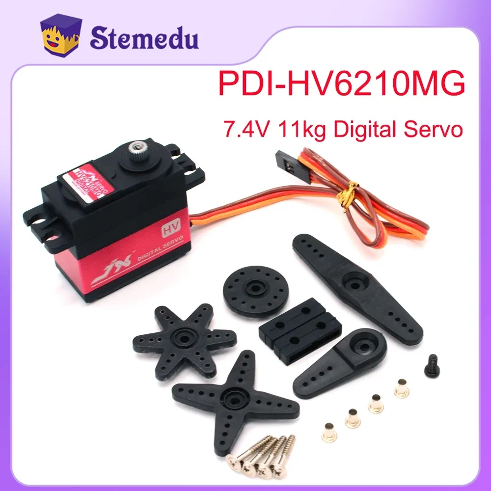 JX سيرفو PDI-HV6210MG 11 كجم ع - مراجعة Drone Motor Rc Car وسعره