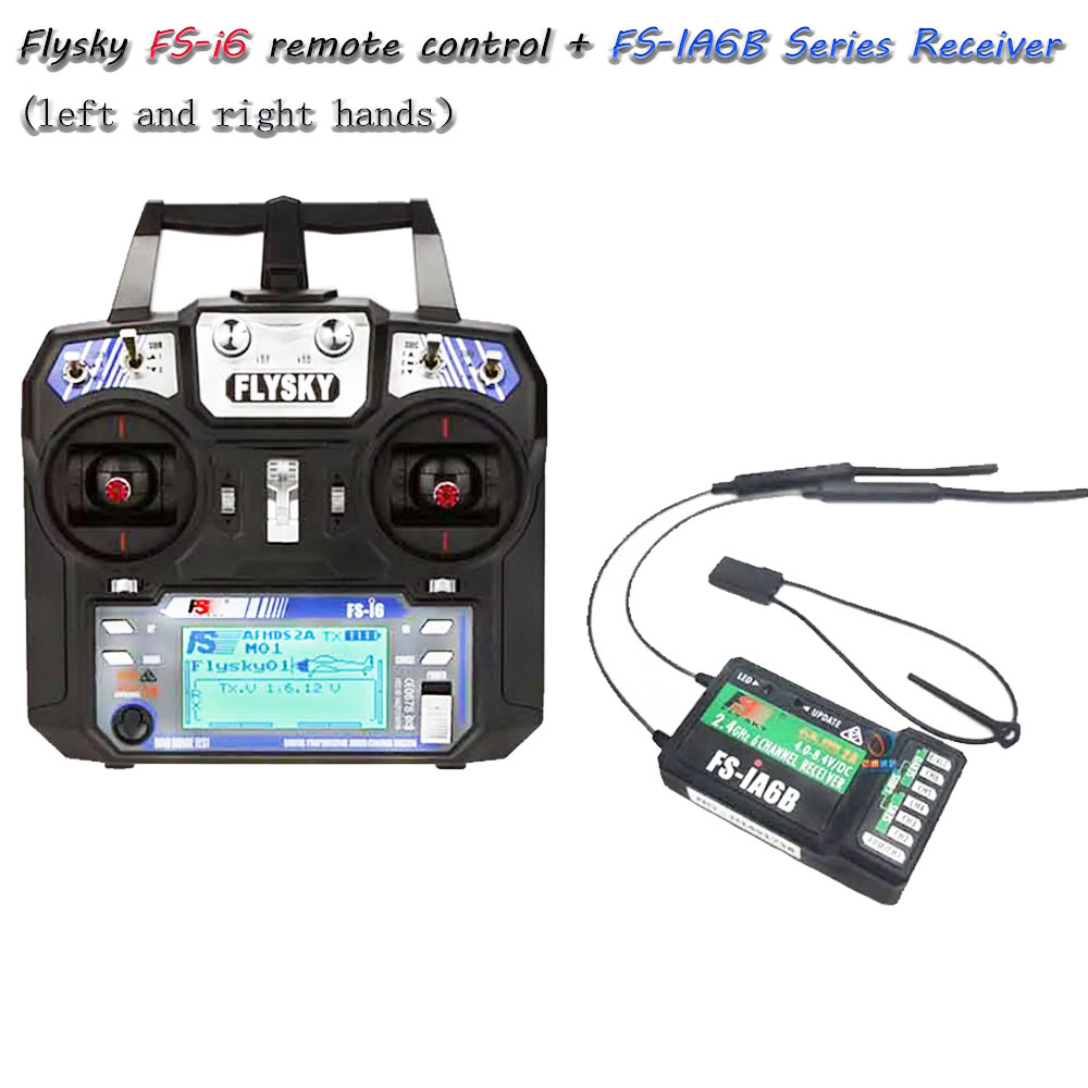نظام راديو FS-i6 6CH 2.4GHz AF - مراجعة Drone Rc Receiver And Transmitter وسعره