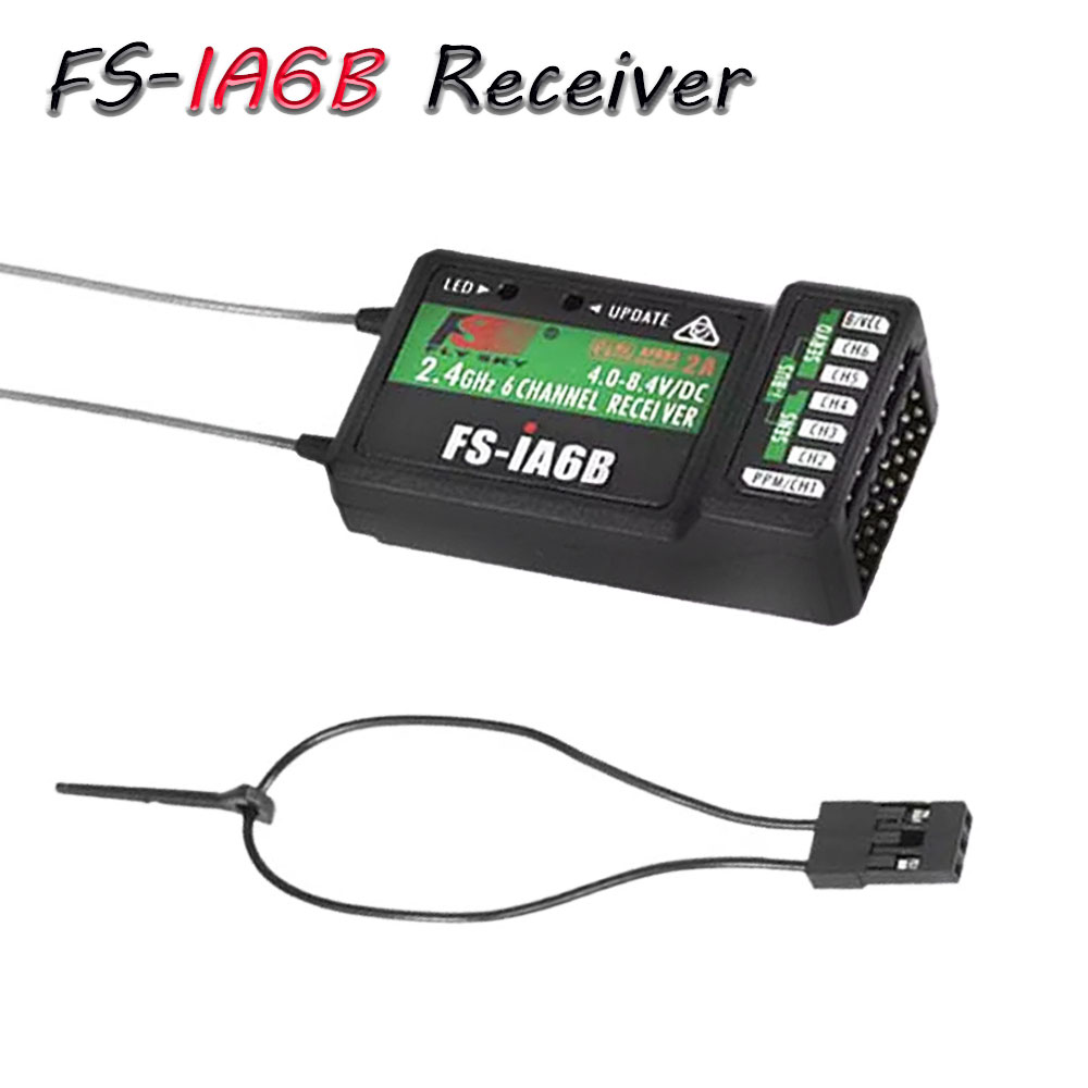 نظام راديو FS-i6 6CH 2.4GHz AF - مراجعة Drone Rc Receiver And Transmitter وسعره