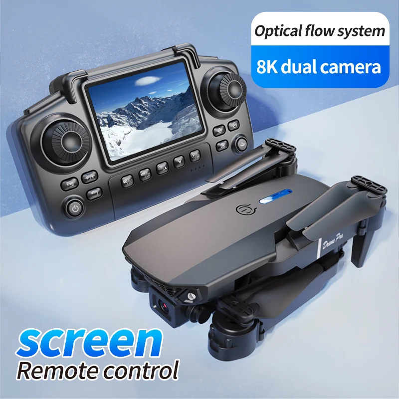طائرة بدون طيار E88 PRO مع شاش - مراجعة Drone E88 Rc Quadcopter وسعره