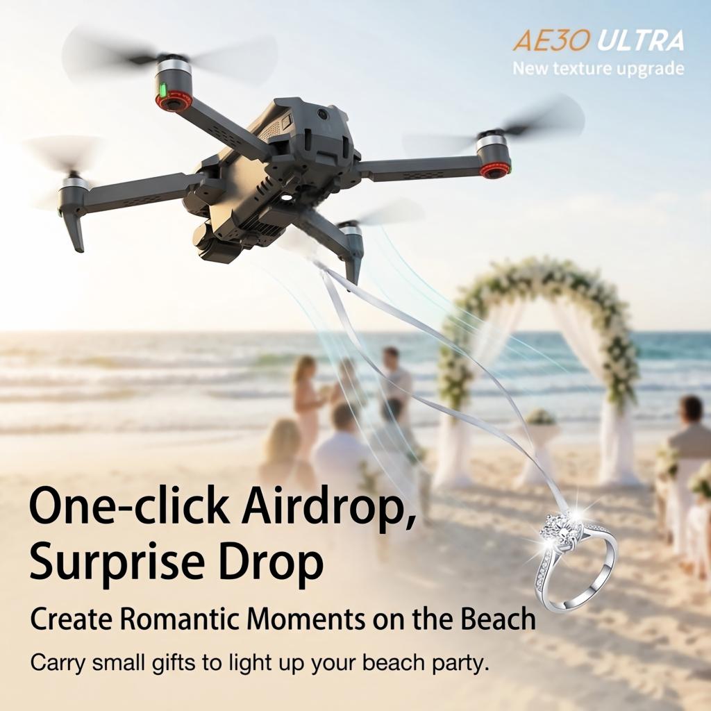 طائرة بدون طيار AE30 Ultra GPS - مراجعة Drone Rc Gps وسعره
